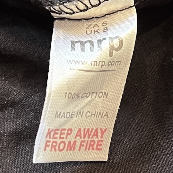 Oakridge Off Shoulder Cotton Eyelet Ruffle Black Pullover Blouse Top Small - Picture 7 of 9